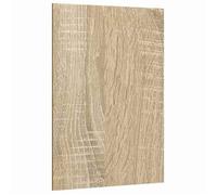 Panneaux décoratifs en bois - vidaXL - Chêne sonoma - 21x30x0.3 cm - 12 pièces - Intérieur & extérieur - Surface lisse