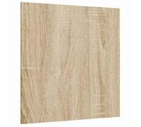 Panneaux décoratifs en bois - vidaXL - Chêne Sonoma - 30x30x0,27 cm - Bois d'ingénierie - 50 pièces - Facile à couper
