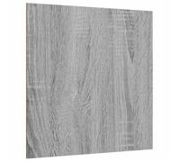 Panneaux décoratifs en bois - vidaXL - Gris Sonoma - Bois d'ingénierie - 30x30x0 27 cm - 50 pièces - Facile à couper