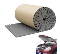 Panneaux d'insonorisation - Caoutchouc 100 x 50 x 1 cm | Panneau d'isolation acoustique | Autocollant et antibruit imperméable pour intérieur, maison, appartement, chambre à coucher, porte, plafond