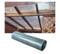 Panneaux d'isolation en fibre de verre imperméable et incassable pour auvent de pergola (1 x 10 m)