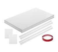 Panneaux D'isolation pour Climatiseur de Fenêtre, Kit D'étanchéité | Feuille Aluminium et Mousse Eva, Format 42,60x26,00x1,30cm, Maison ou Bureau, Réduit les Échanges