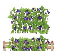 Panneaux grillagés, clôture grillagée extensible en osier, support pour plantes, clôture murale décorative pour escalier, décoration d'intérieur