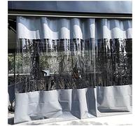 Panneaux Latéraux De Bâche Imperméable,rideaux Transparents Résistants Intempéries,bâche en Plastique Pvc Avec Oeillets,rideaux De Bâche Extérieure Pour Jardin/pergola/gazebo,WxH-3x2.5m/9.84*8.2ft
