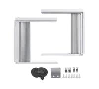 Panneaux Latéraux de Climatiseur de Fenêtre avec Cadre Panneau Latéral AC D'Isolation Réglable pour Unité AC de Fenêtre BTU Cadre