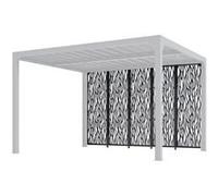 Panneaux moucharabieh en acier pour pergola bioclimatique per 3630 bi ou per 3660 bi Habrita perbim36 G