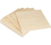 Panneaux multicouches de 200x200x6 mm, 10 pièces, en bois de tilleul, pour travaux de bricolage