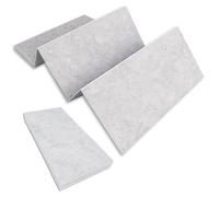 Panneaux muraux 3D « Béton 69 » | Panneaux décoratifs pour murs et plafonds en polystyrène | 274 x 50 cm | 4 pièces | Style industriel moderne