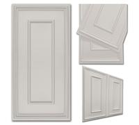 Panneaux muraux 3D Kashmir | Panneaux décoratifs de plafond en polystyrène | 100 x 50 cm | 20 pièces | Style géométrique moderne