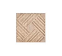Panneaux Muraux 3D, Lot de 12, Panneau Mural Décoratif PVC Moderne Minimaliste, 50x50 cm, Couverture 2,97 m², Déco Intérieure pour