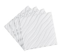 Panneaux Muraux 3D, Lot de 12, Panneau Mural Décoratif PVC Style Moderne Minimaliste, 50x50 cm, Couverture 2,97 m², Décoration Intér