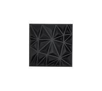 VEVOR Panneaux Muraux 3D, Lot de 33, Panneau Mural Décoratif PVC Moderne Minimaliste, 30x30 cm, Couverture 2,97 m², Déco Intérieure pour Plafond, Chambre, Salon, Salle de Jeux, Noir Mat Motif Diamant