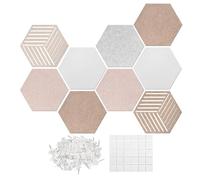 Panneaux muraux à punaises Design épuré avec fixations adhésives