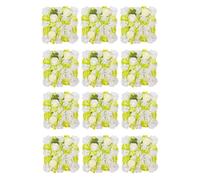 Panneaux muraux décoratifs "Blumenwand Rosen" : 12 roses artificielles en 3D, dimensions 38x38 cm, en polyéthylène (PE), avec support en filet. Idéal pour la décoration de fonds photographiques de mar