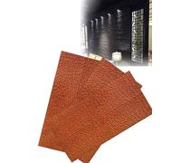Panneaux muraux Effet Pierre, Lot de 3 placages en Pierre PU vieillie à Rayures Mixtes - Motif Fluide pour fontaines et Murs d'accent, Usage intérieur/extérieur Durable, idéal pour la décora