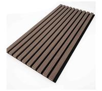 Panneaux muraux WallArt, lot de 4, marron foncé, 80 x 40 cm