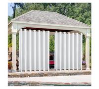 Panneaux occultants imperméables et coupe-vent à œillets pour terrasse et balcon - Taille personnalisée 242 × 172 cm - Améliore l'intimité et le style pour tonnelle, porche et espaces extérieurs