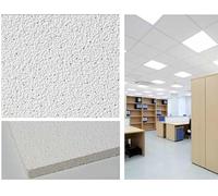 Panneaux pour faux plafonds en Fibre Microperforée avec PERFORMANCES FONOASSORBENTES 600 x 600 x 13 mm. Lot de 12 pièces - 4,32 m² finition écaillée