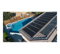 Panneaux solaire piscine Polytub® M Rigide Giordano-Kit M Rigide automatique 3 panneaux / 32,4m2-