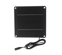 Panneaux Solaires 24W 12V - Panneau Solaire D'arrière-cour En Silicium Monocristallin | Lampe Étanche Avec Port 5521 DC, Pour Porche, Extérieur, Patio, Jardin, Camping, Caméras De Sécurité, Éclairage