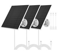 Panneaux solaires 5W pour caméra Eufy, lot de 3, étanches IP65