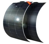 Panneaux solaires flexibles, design élégant, haute efficacité, lot de 2 panneaux de 125W