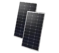Panneaux solaires, haute efficacité, construction durable, 100W, lot de 2