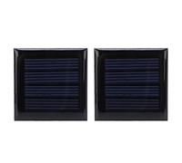 panneaux solaires Mini cellules solaires haute efficacité bricolage chargeur photovoltaïque pour vélos extérieurs randonnée 40x40mm silicium polycristallin 2V 210mA 2 pièces