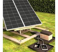 Panneaux solaires - Panneau solaire - Panneau photovoltaïque - Lampe à énergie solaire - 2 x 120W, 240W au total