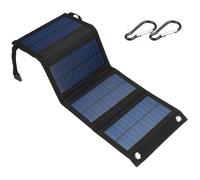 Panneaux solaires pliables - HAWUJ - 20W monocristallin - Avec double USB - pour camping, randonnée et survie en plein air