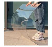 Panneaux Toiture Polycarbonate Installation Flexible Feuille D'éclairage Naturel Isolation Couverture de Toit Passerelles Panoramiques Atriums(1x9m)