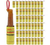 Panngu Lot de 56 Rouleaux de Colle pour Attrape-Mouches, pour intérieur - Jaune