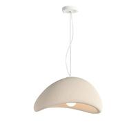 PANNN Suspension Wabi-Sabi Créatif Lampe À Suspension Moderne Pour Restaurant E27 Lustre Abat-jour Imitation Japonais Pierre Forme De Nid D'oiseau Pour Salle À Chambre Salon Cuisine Îlot Brun(B,30)