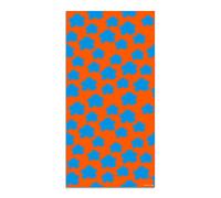 Panorama Agatha Ruiz de la Prada Tapis du Sol Cuisine Salon - Différentes Tailles - (Impressions de Base Nuages Bleus et Orange 80x150cm)