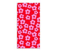 Panorama Agatha Ruiz de la Prada Tapis du Sol Cuisine Salon - Différentes Tailles - (Impressions de Base Fleurs Roses et Rouges 140x200cm)