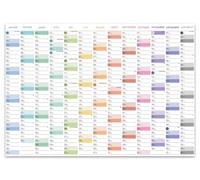 Panorama Calendrier Mural 2026-21x30 cm - Organisateur Frigo Annuel, Mensuel en Français - Agenda 2026 en Grand Format et Mini - Papier 250 g.