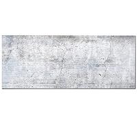 Panorama Crédence Adhésive Cuisine Ciment Bleu 60x300 cm - Protege Mur - Protection Anti Eclaboussure