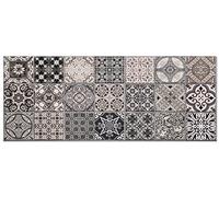 Panorama Crédence Adhésive Cuisine Hydraulique Gris 40x300 cm - Crédence Adhésive pour Cuisine - Protege Mur Cuisine