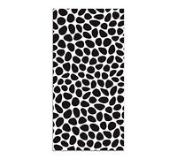 Panorama Tapis du Sol Cuisine Salle de Bain - Différentes Tailles - (Motif Pavée Noir 60x110 cm)