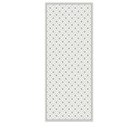 Panorama Tapis Vinyle Couloir Beige - 80x200 cm - Tapis Antidérapant Cuisine Lavable - Vinyle Sol Antifongique pour Intérieur et Extérieur