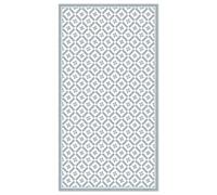 Panorama Tapis Vinyle Couloir Bleu Clair - 80x150 cm - Tapis Antidérapant Cuisine Lavable - Vinyle Sol Antifongique pour Intérieur et Extérieur