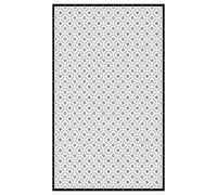 Panorama Tapis Vinyle Couloir Gris et Noir - 120x200 cm - Tapis Antidérapant Cuisine Lavable - Vinyle Sol Antifongique pour Intérieur et Extérieur