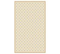 Panorama Tapis Vinyle Couloir Jaune - 120x200 cm - Tapis Antidérapant Cuisine Lavable - Vinyle Sol Antifongique pour Intérieur et Extérieur