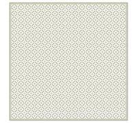 Panorama Tapis Vinyle Couloir Vert Clair - 200x200 cm - Tapis Antidérapant Cuisine Lavable - Vinyle Sol Antifongique pour Intérieur et Extérieur