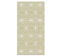 Panorama Tapis Vinyle du Sol Cuisine Salle de Bain - Différentes Tailles - (Lignes d'Étoiles Vert Pastel 60x110 cm)