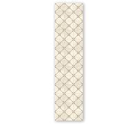 Panorama Tapis Vinyle du Sol Cuisine Salle de Bain - Modèle Mojacar Beige 60x250 cm - Différentes Tailles