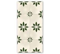 Panorama Tapis Vinyle du Sol Cuisine Salle de Bain - Modèle Vera Green 40x80 cm - Différentes Tailles