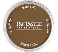 PanPastel Golden Pastels d'artiste de Sienne brute extra foncée, 62 mm de diamètre, pastels d'artiste professionnels, format de poêle unique (semblable à un gâteau)