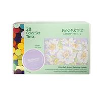 PANPASTEL Set de 20 Peinture Pastels + Outils Teintes nuancées