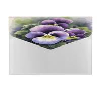 Pansy Perfection Dossier extensible en accordéon avec 6 poches en papier portable pour factures et reçus Organiseur de documents pour la maison et le bureau